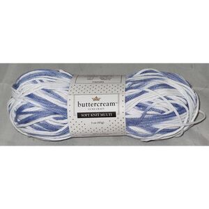 Buttercream Luxe Craft SOFT KNIT SOLID CLEMATIS Yarn 3 oz NEW